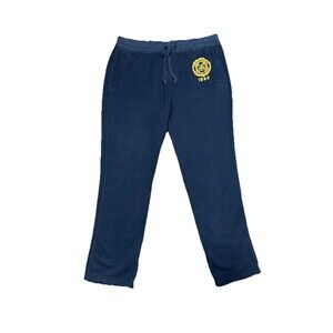Vintage Y2K Abercrombie & Fitch Navy Blue University Sweatpants Preppy Men’s Lg